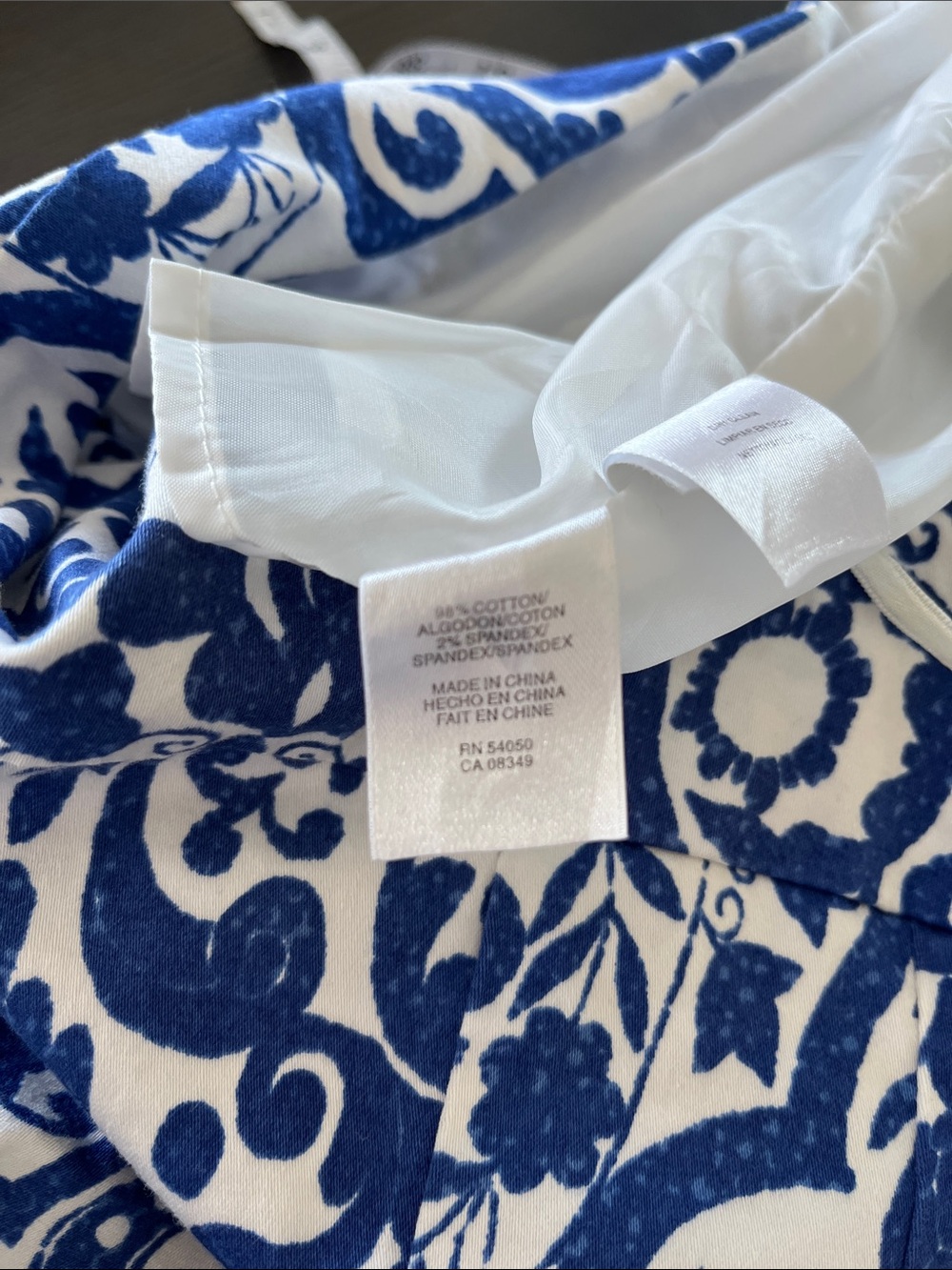 Nine West Navy and White Tile-Print Mini Dress - Picture 10 of 13